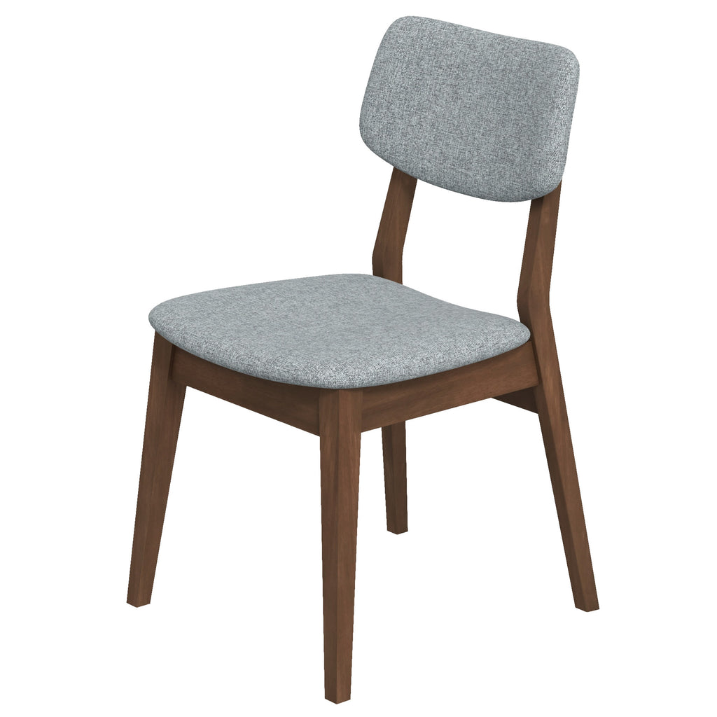 Abbott Grey Linen Fabric Dining Chair | Mid in Mod | Houston TX | Best Furniture stores in Houston