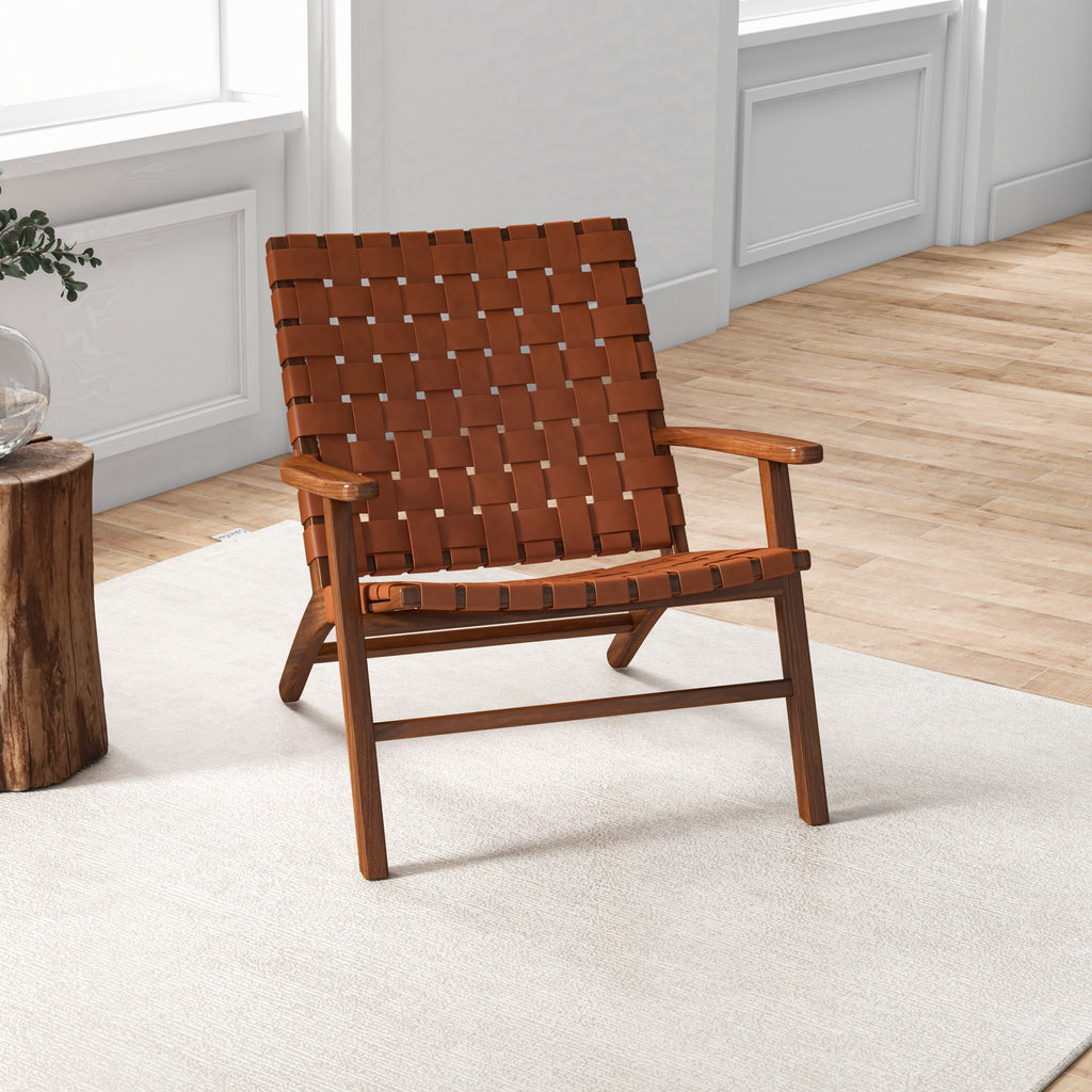 Kalmandu Leather Arm Chair | MidinMod | Houston TX | Best Furniture stores in Houston