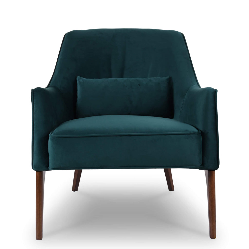 Arley Green Velvet Lounge Chair  | MidinMod | Houston TX | Best Furniture stores in Houston