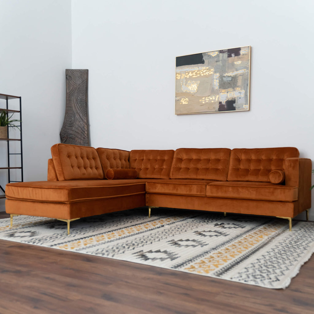 Mid century Furniture - sectional couch
