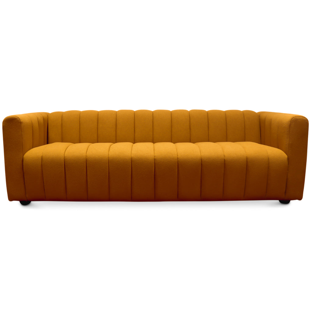 Clara Sofa - Burnt Orange Boucle | MidinMod | Houston TX | Best Furniture stores in Houston