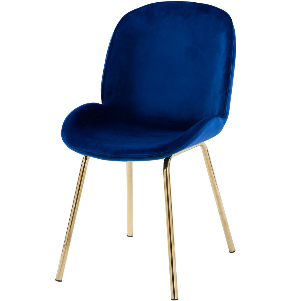 Lucy Dining Chair - Blue Velvet  | MidinMod | Houston TX | Best Furniture stores in Houston