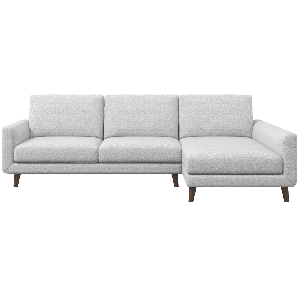 Bellaire Sectional Sofa - Light Gray Right Facing | MidinMod | TX | Best Furniture stores in Houston