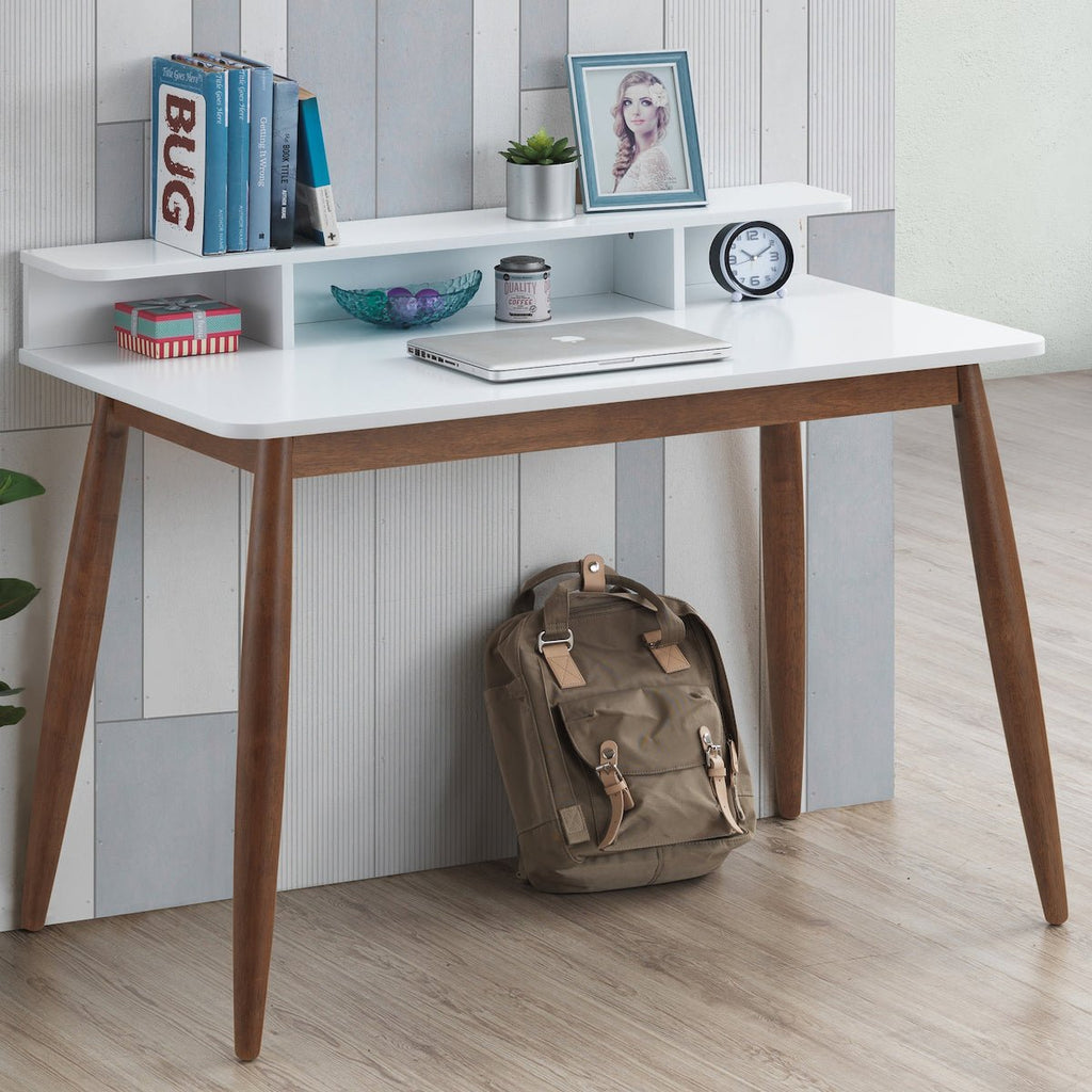 Times Home Office Desk White Top | Mid in Mod | Houston TX | Best Furniture stores in Houston