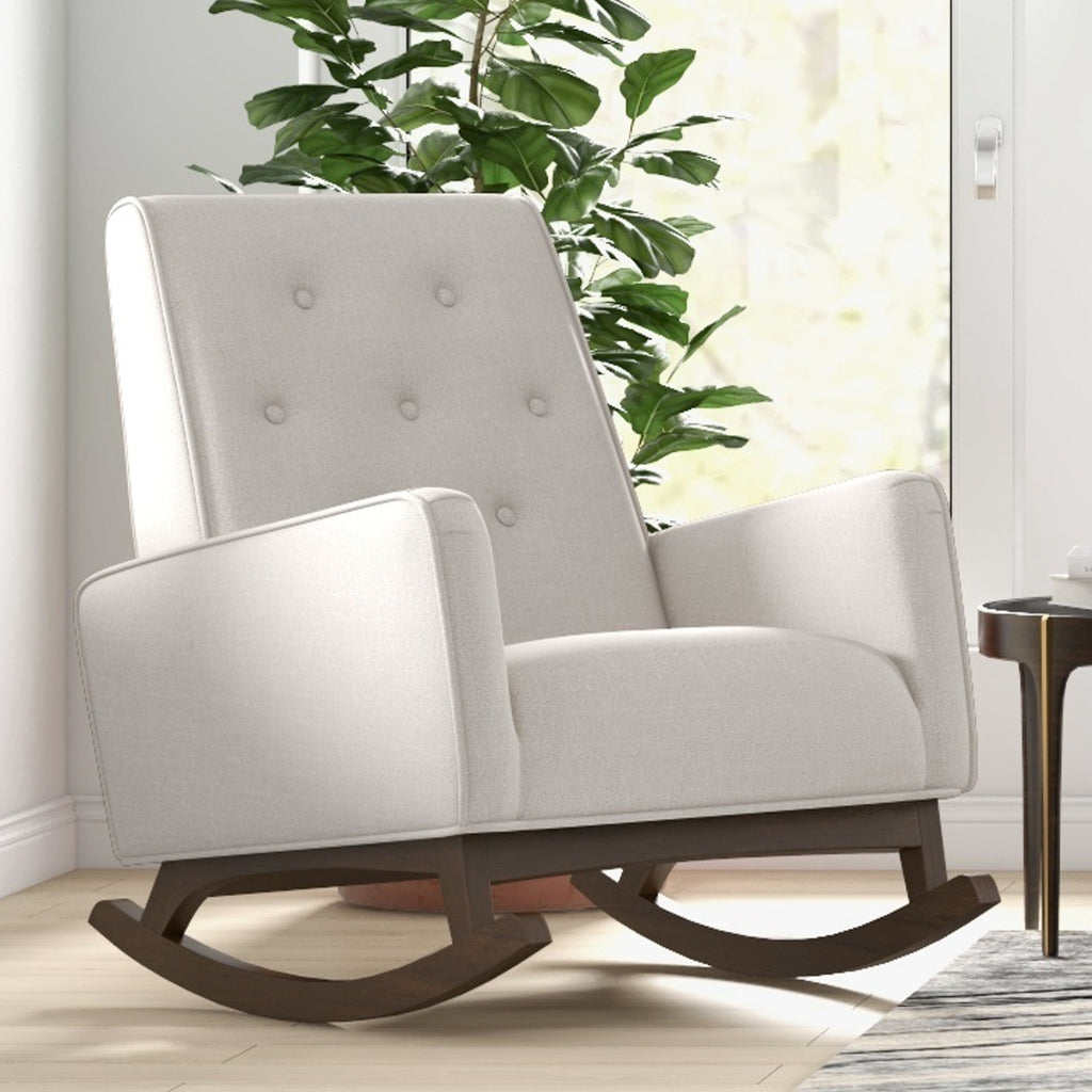 Windsor Beige Rocking Chair  | MidinMod | Houston TX | Best Furniture stores in Houston